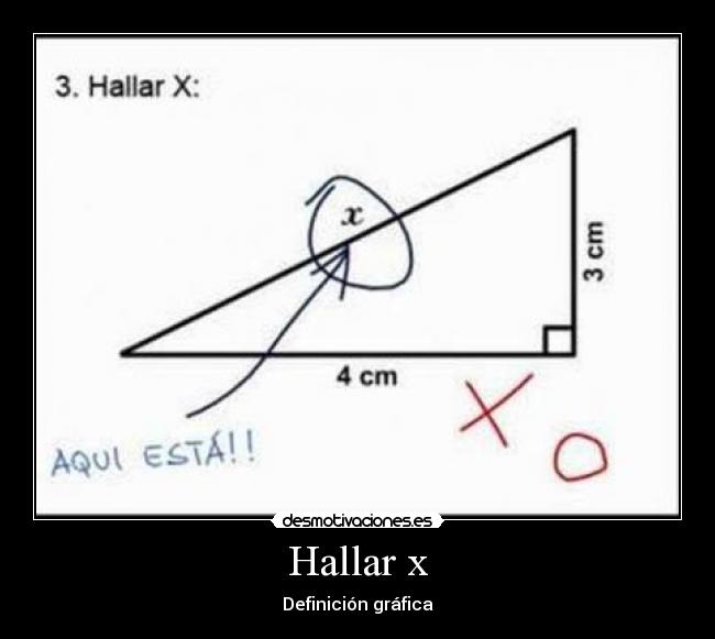 Hallar x -