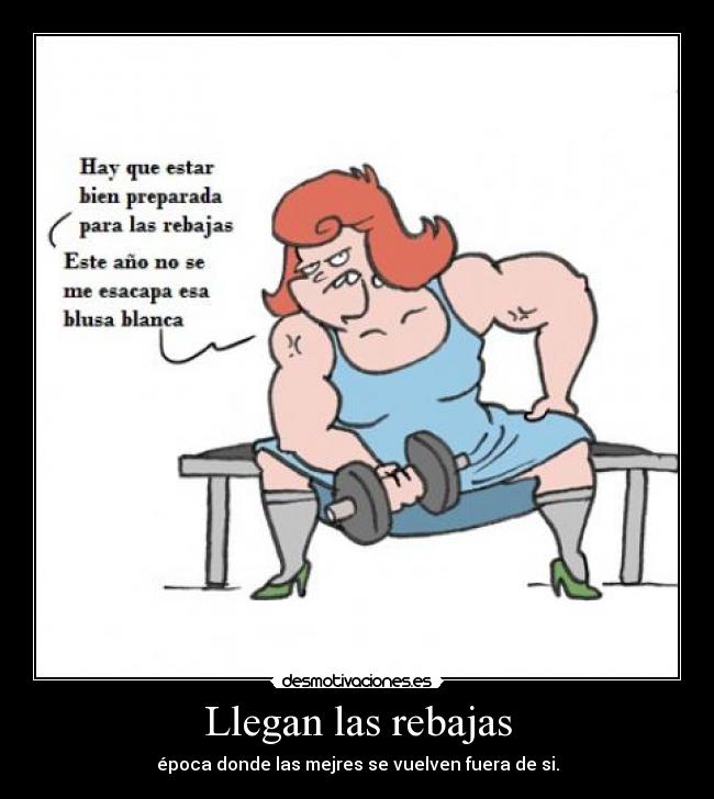 Llegan las rebajas -