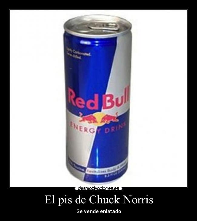 El pis de Chuck Norris - Se vende enlatado