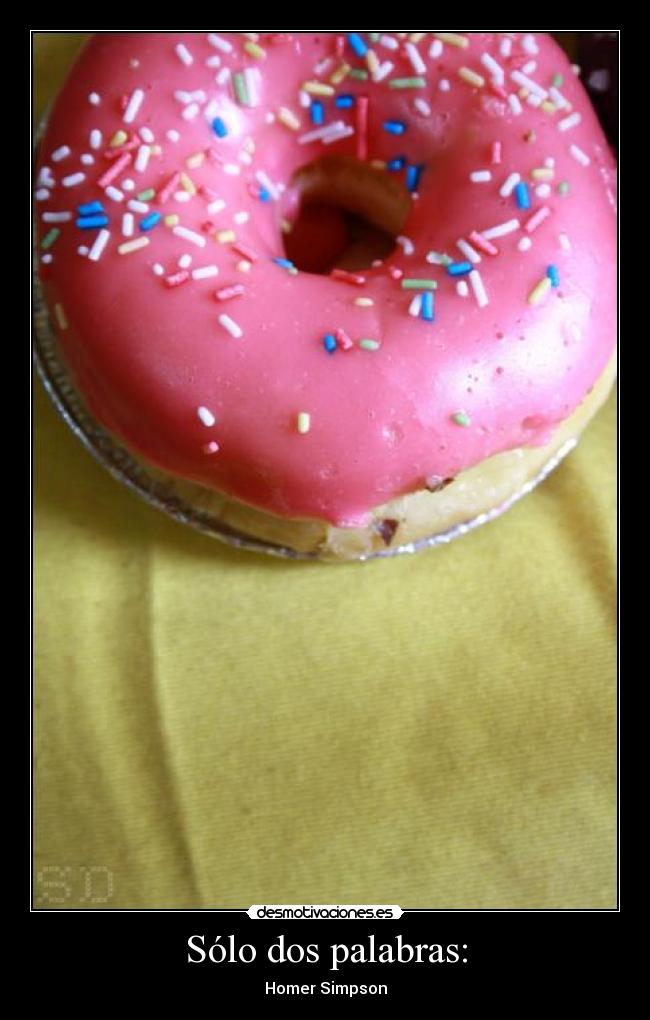carteles donut homer desmotivaciones