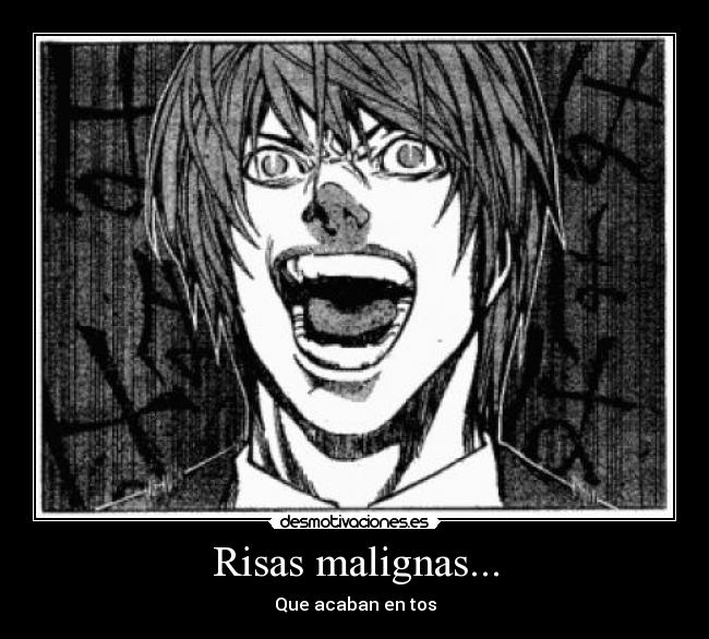 Risas malignas... - Que acaban en tos