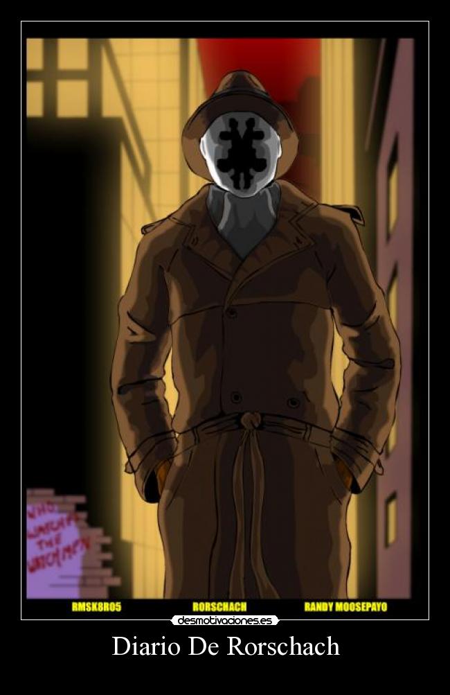 carteles diario rorschach watchmen desmotivaciones