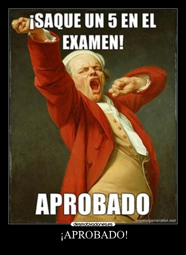 ¡APROBADO! -
