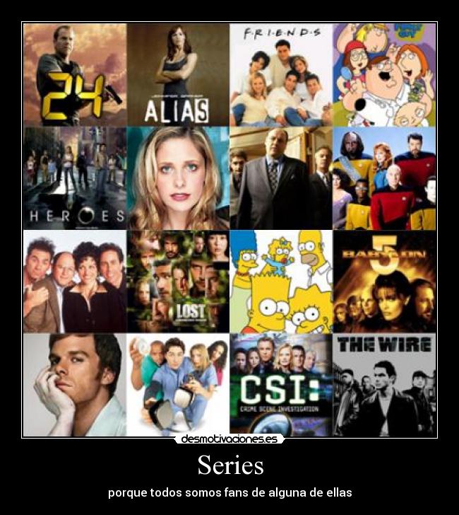 carteles series desmotivaciones