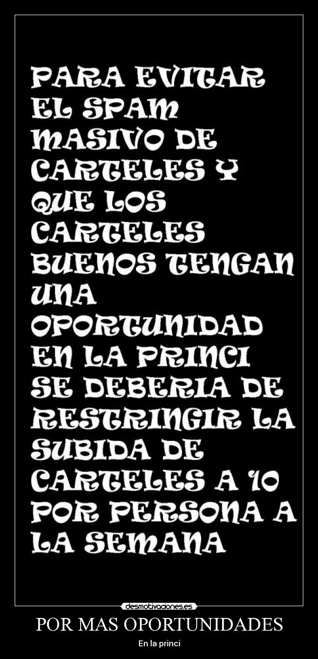 POR MAS OPORTUNIDADES - 