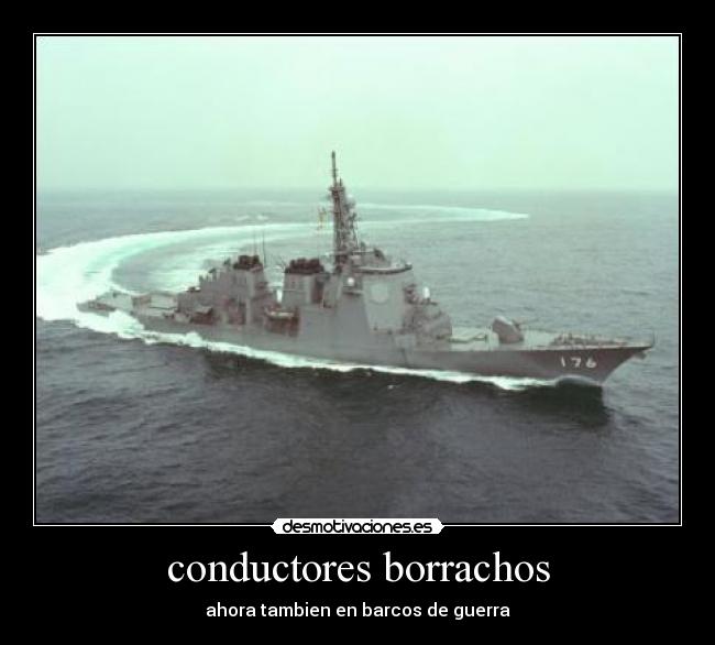 conductores borrachos -