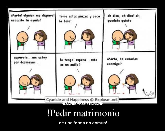 !Pedir matrimonio - de una forma no comun!