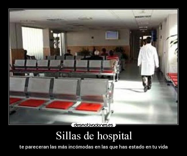 Sillas de hospital -