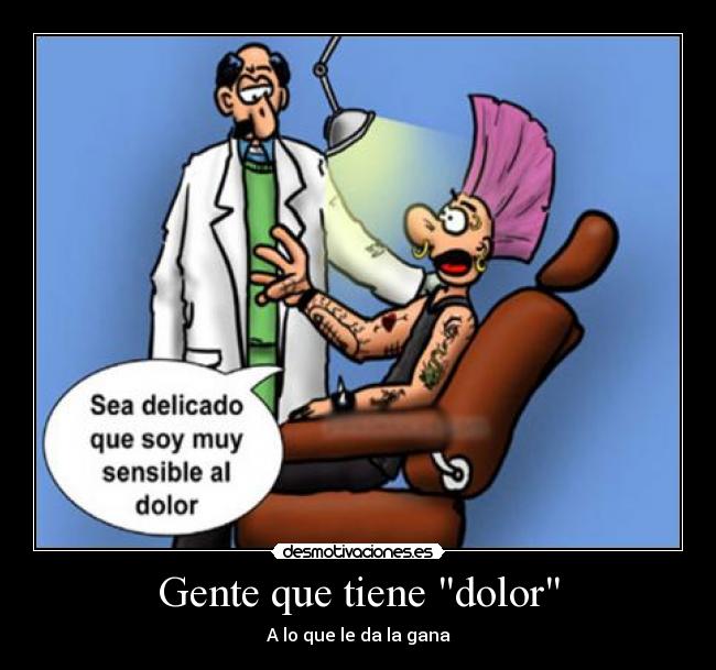 Gente que tiene dolor -