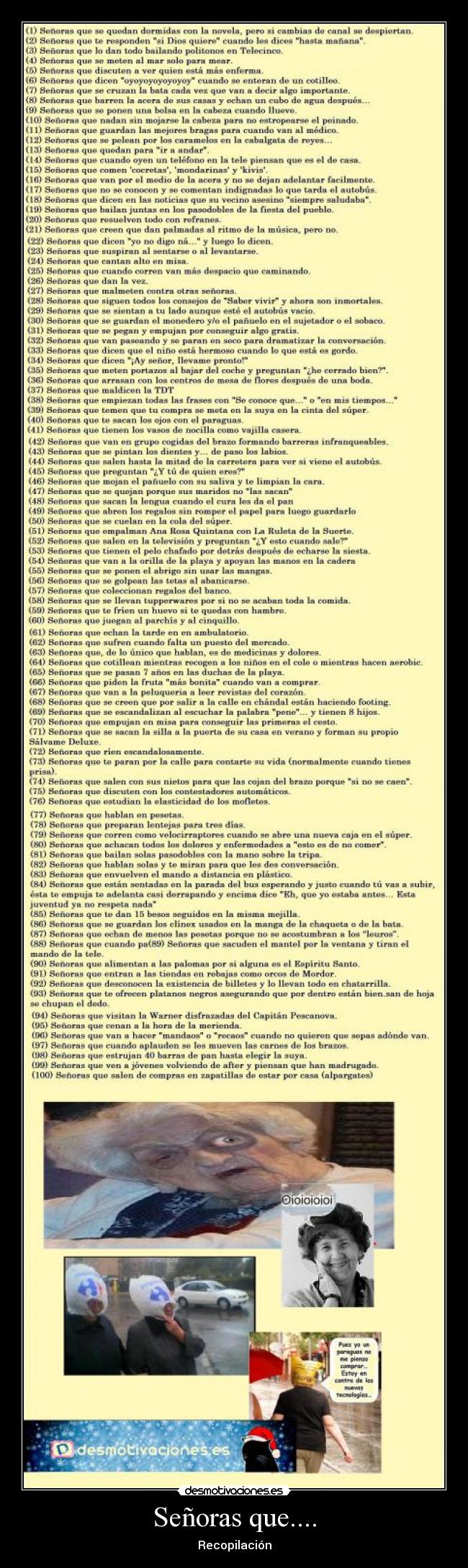 Señoras que.... - Recopilación