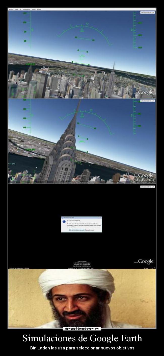 Simulaciones de Google Earth -