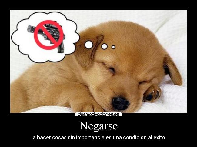 Negarse -