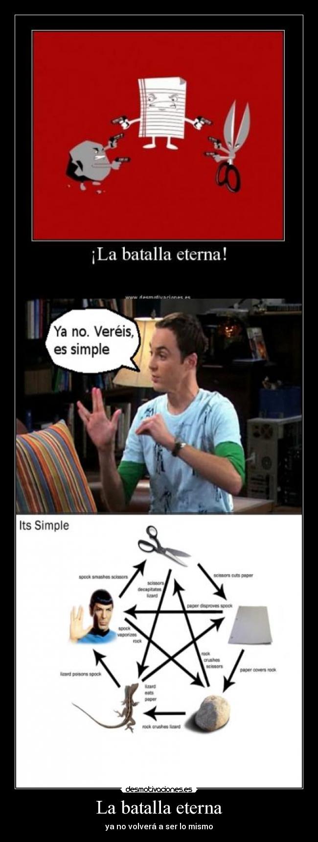 La batalla eterna - ya no volverá a ser lo mismo