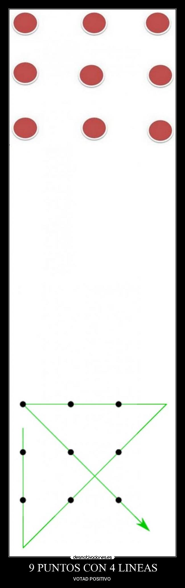 9 PUNTOS CON 4 LINEAS -