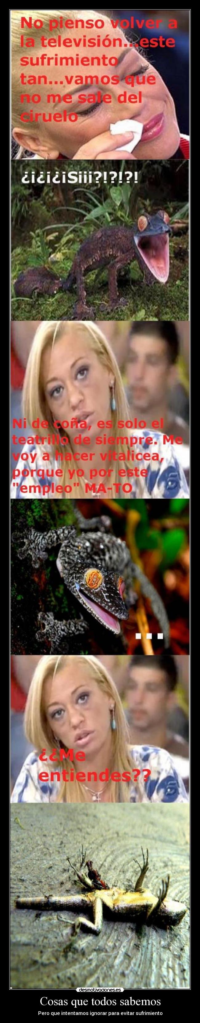 Cosas que todos sabemos -