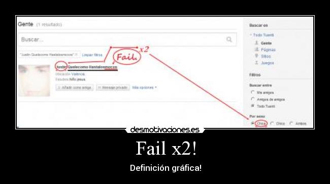 Fail x2! - Definición gráfica!