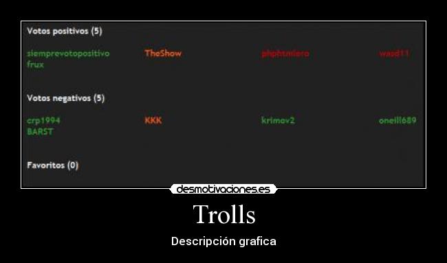 Trolls -
