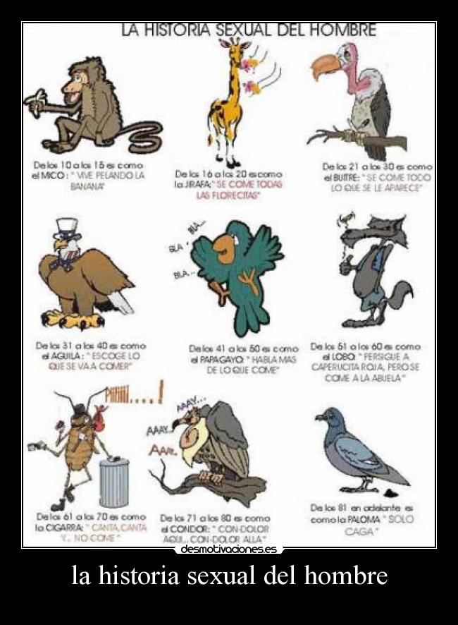 la historia sexual del hombre -
