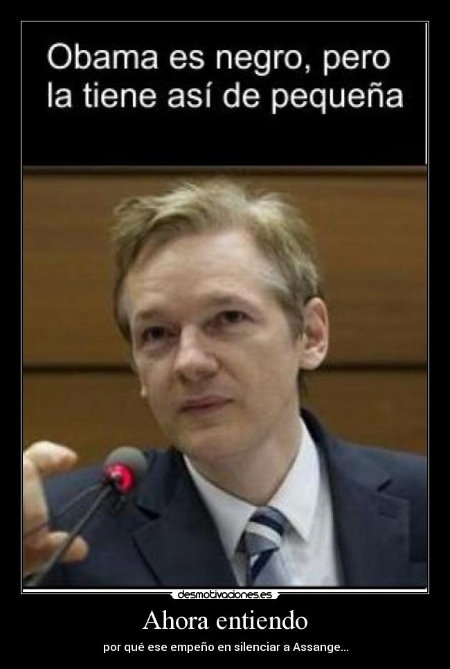Ahora entiendo - por qué ese empeño en silenciar a Assange...