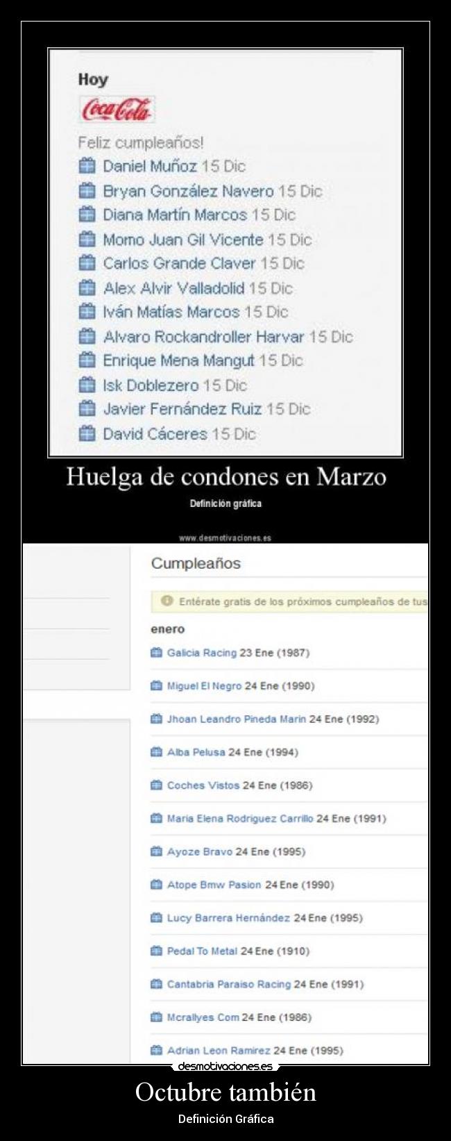 carteles octubre condones achraf achrafaha cumples desmotivaciones