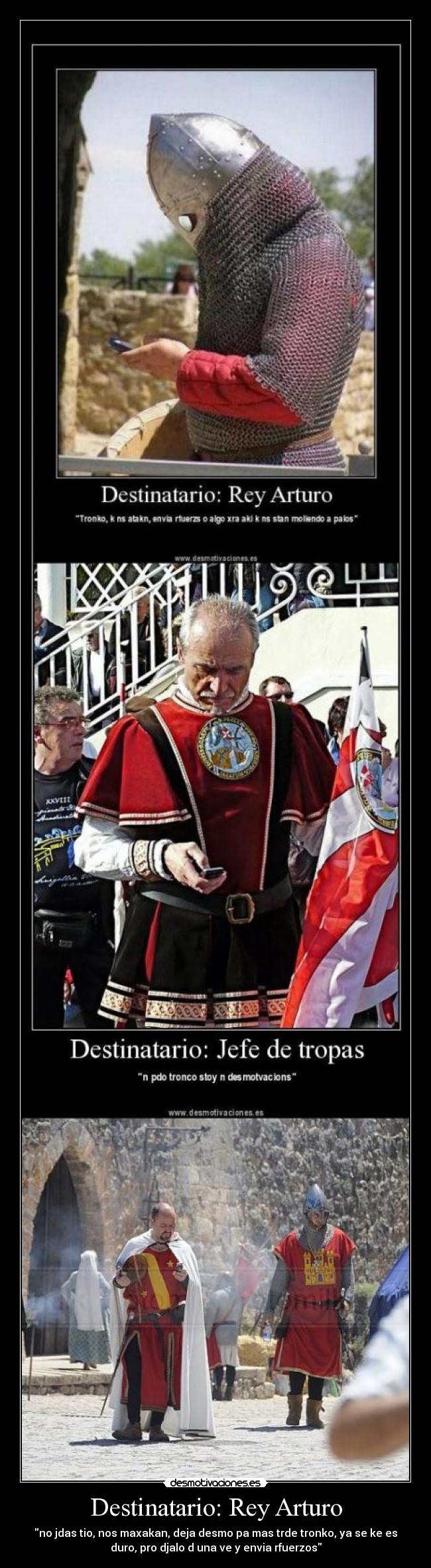 Destinatario: Rey Arturo - 
