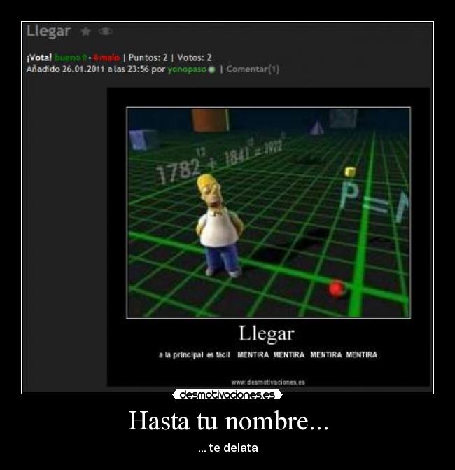 Hasta tu nombre... -