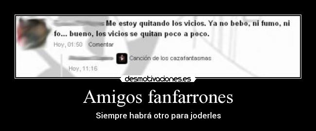 Amigos fanfarrones -