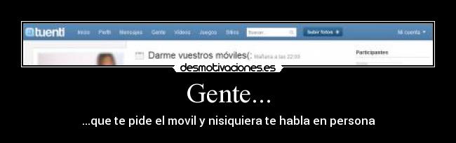 Gente... -