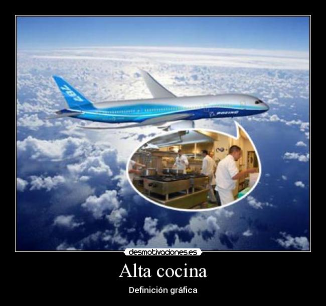 Alta cocina - Definición gráfica