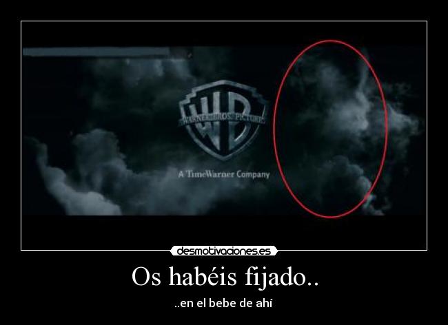 Os habéis fijado.. - ..en el bebe de ahí 