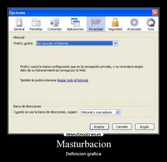 Masturbacion - Definicion grafica