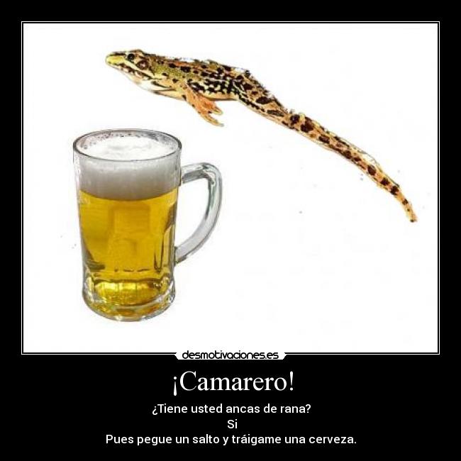 ¡Camarero! -
