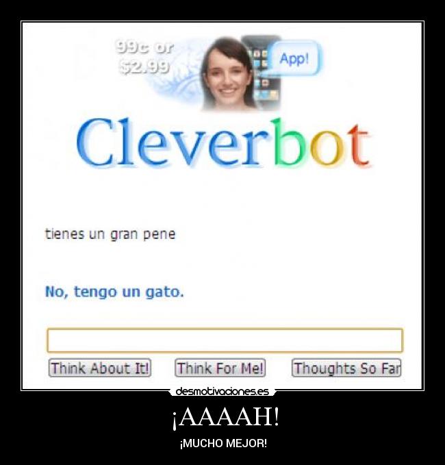 ¡AAAAH! - ¡MUCHO MEJOR!