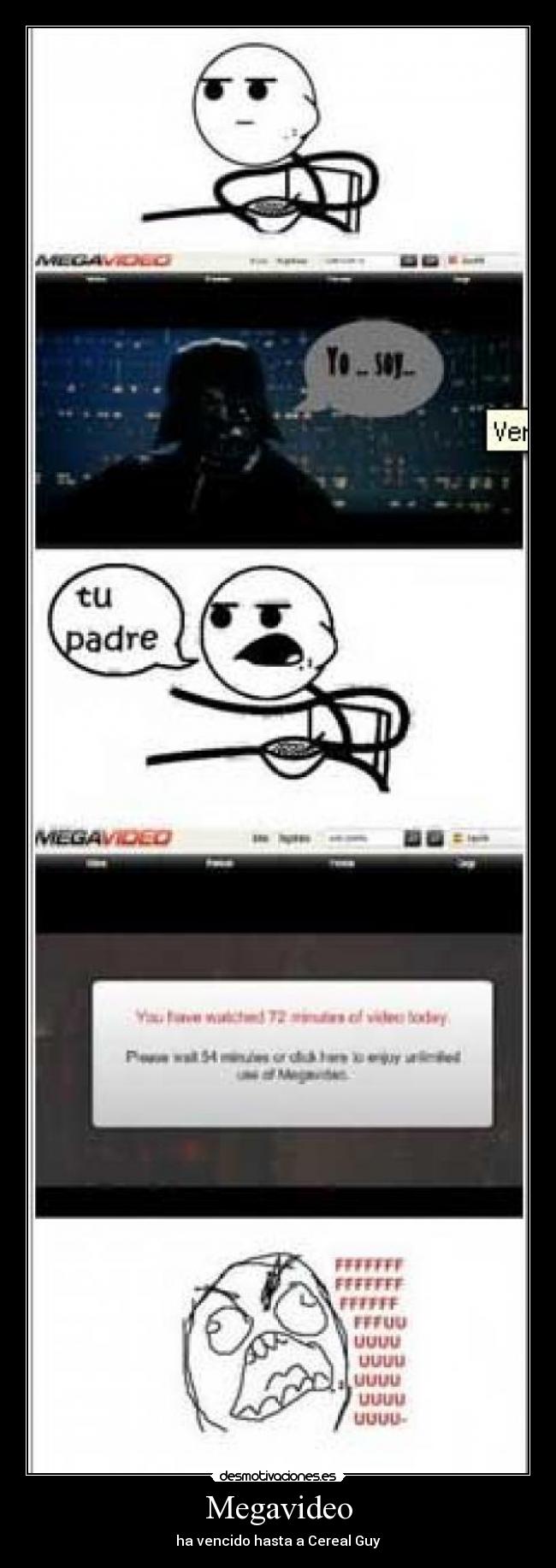 Megavideo - ha vencido hasta a Cereal Guy
