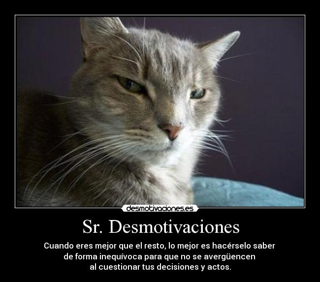 Sr. Desmotivaciones -
