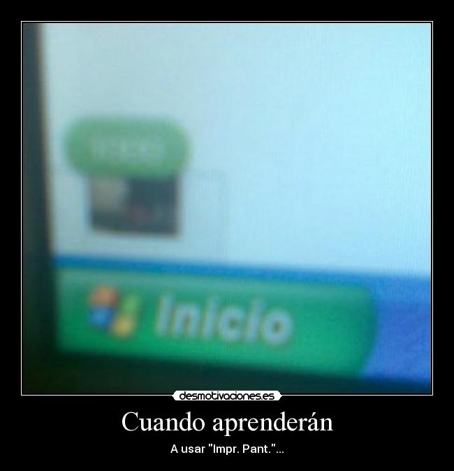 Cuando aprenderán -