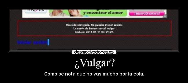 ¿Vulgar? - 