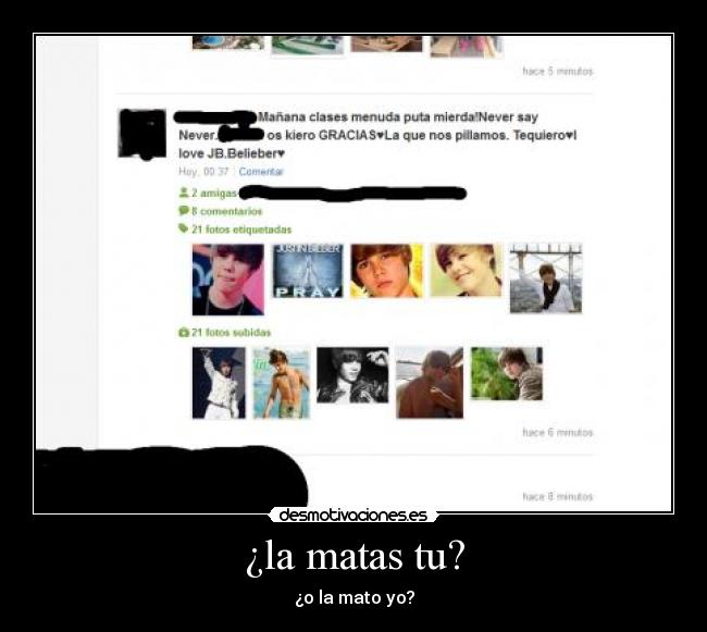 ¿la matas tu? - ¿o la mato yo?