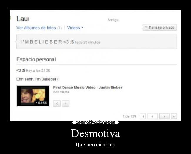 Desmotiva - Que sea mi prima