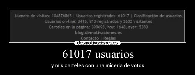 61017 usuarios - 
