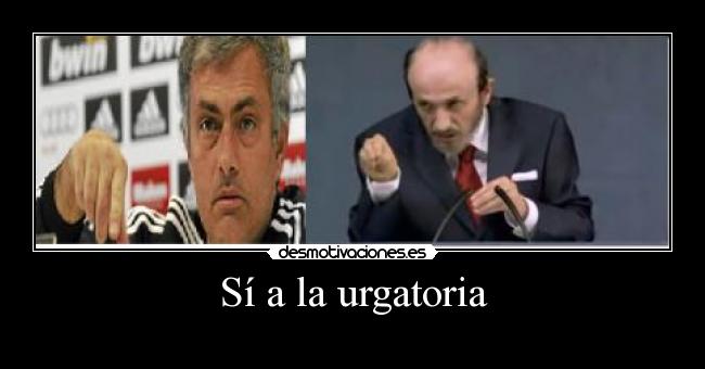 Sí a la urgatoria -