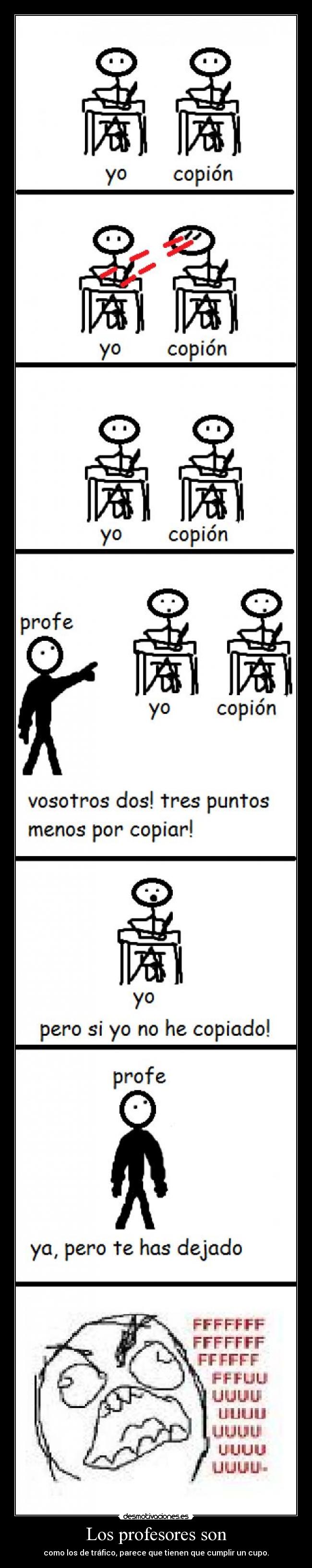 Los profesores son -