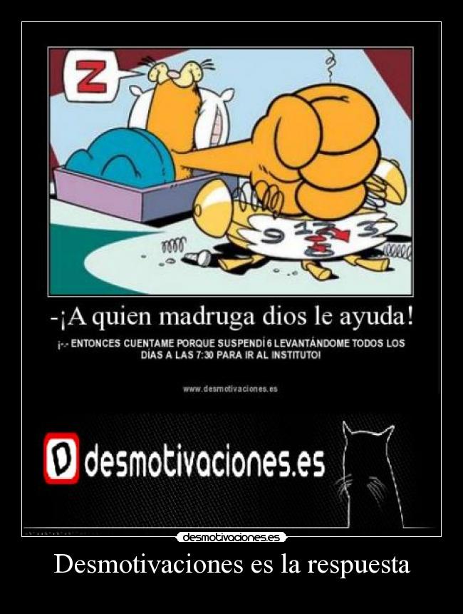 Desmotivaciones es la respuesta -
