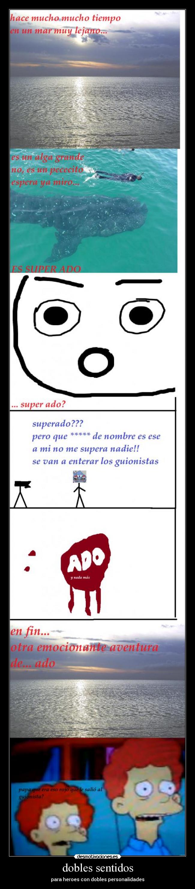 dobles sentidos - para heroes con dobles personalidades