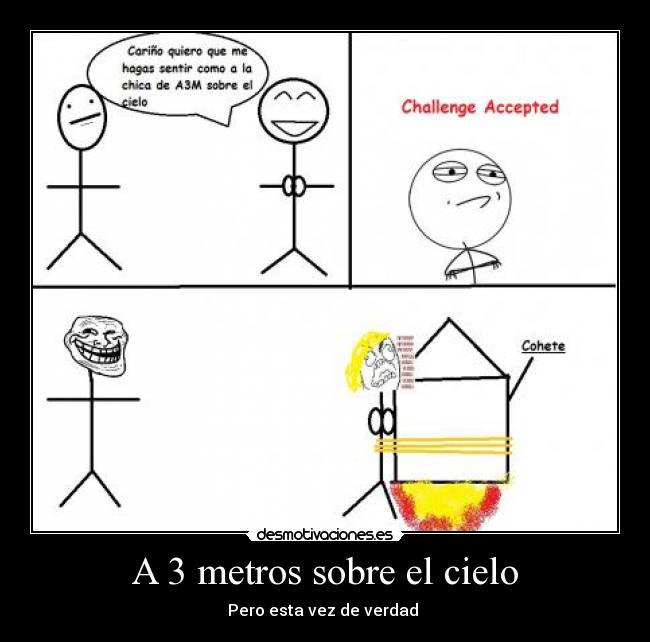 A 3 metros sobre el cielo -