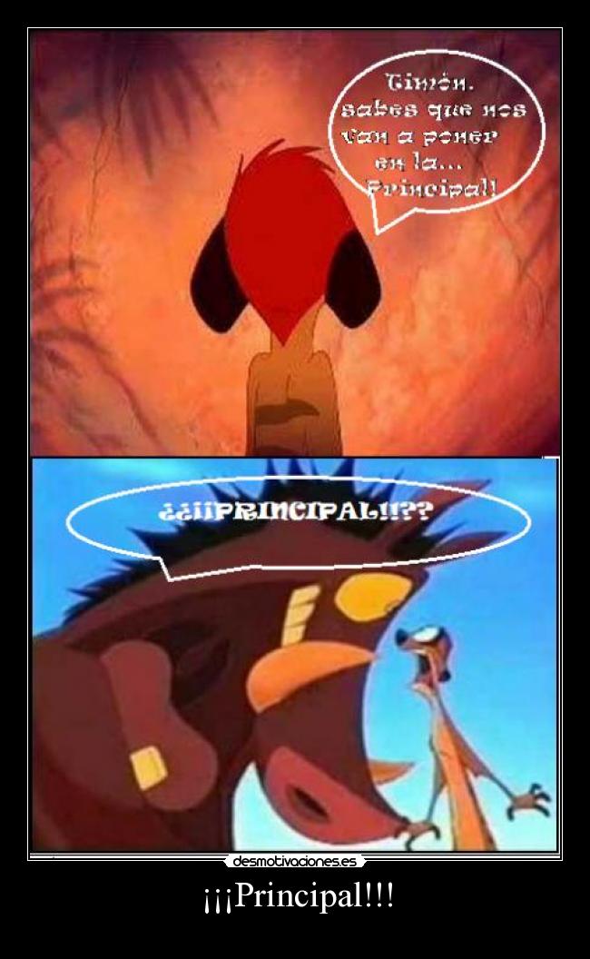 ¡¡¡Principal!!! - 