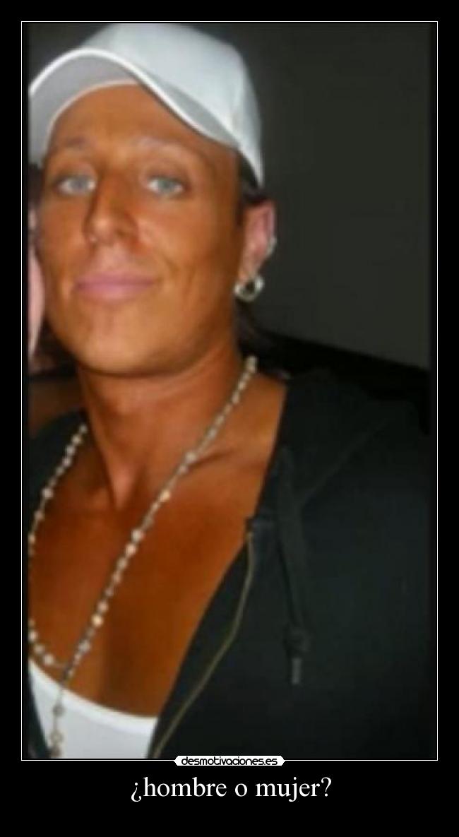 ¿hombre o mujer? -