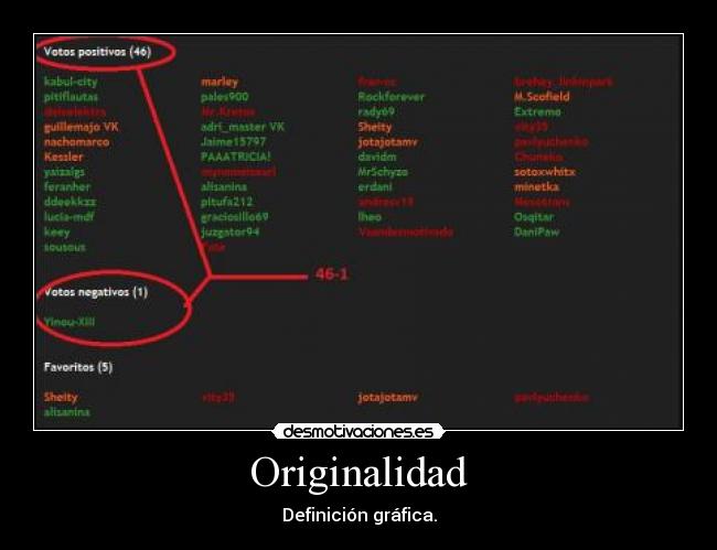 Originalidad -