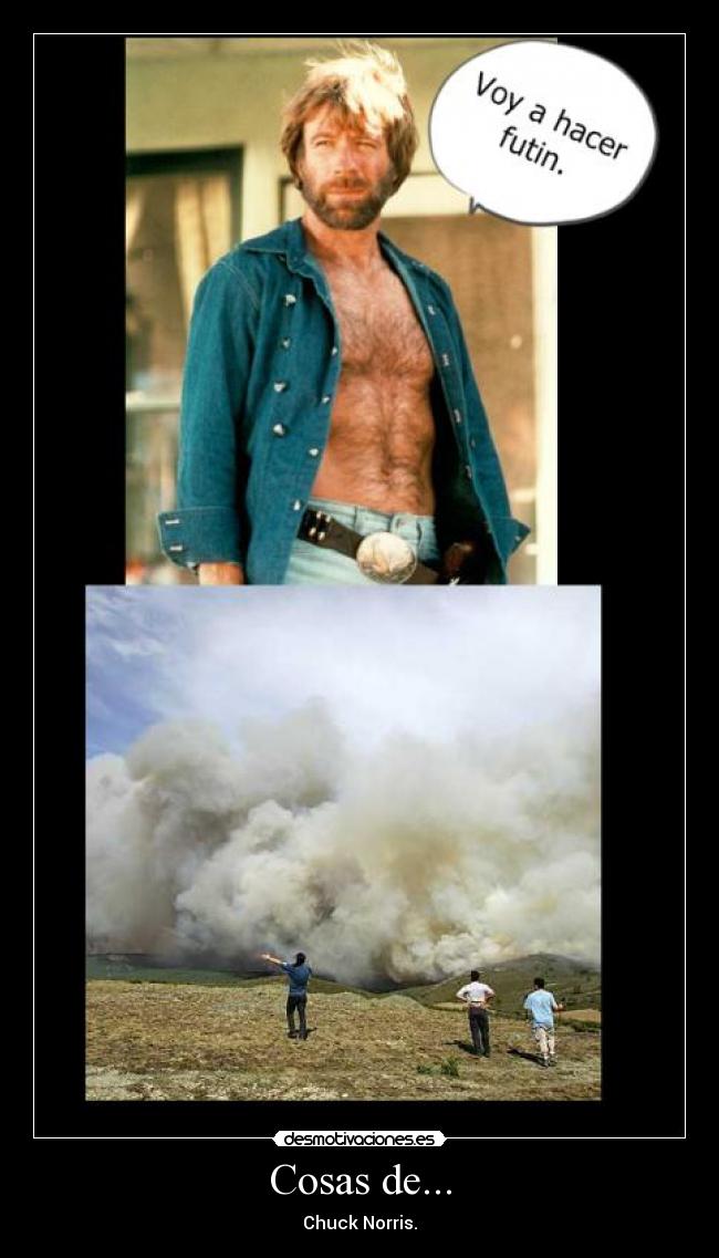 Cosas de... - Chuck Norris.
