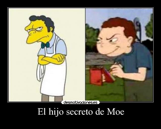 carteles simpsons moe banda del patio randall desmotivaciones